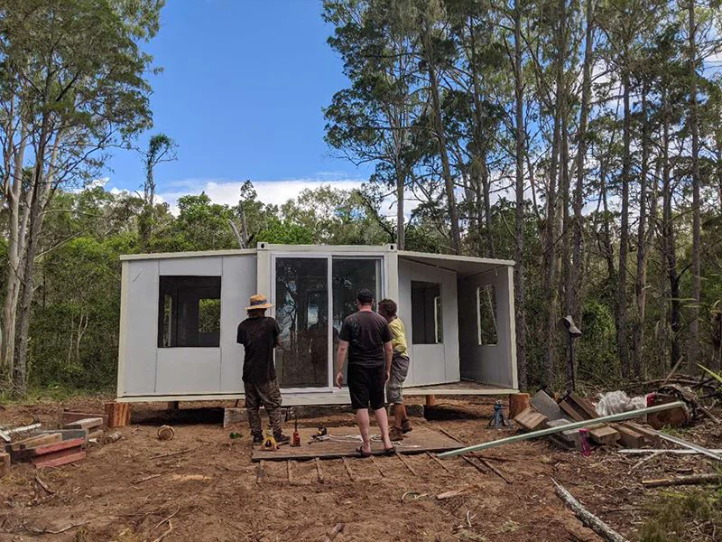 AU expandable container home project