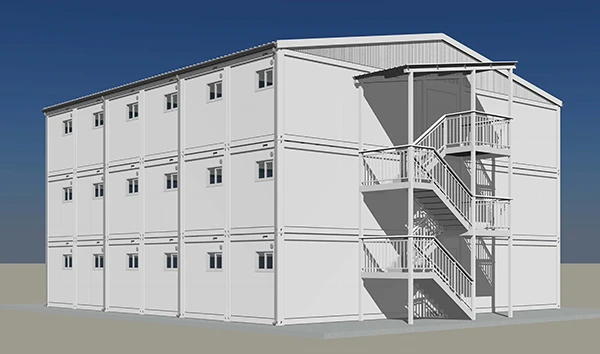 MTI accommodation camp project drawings-flatpack container house-1